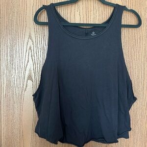 Grey Cutoff Workout Tank